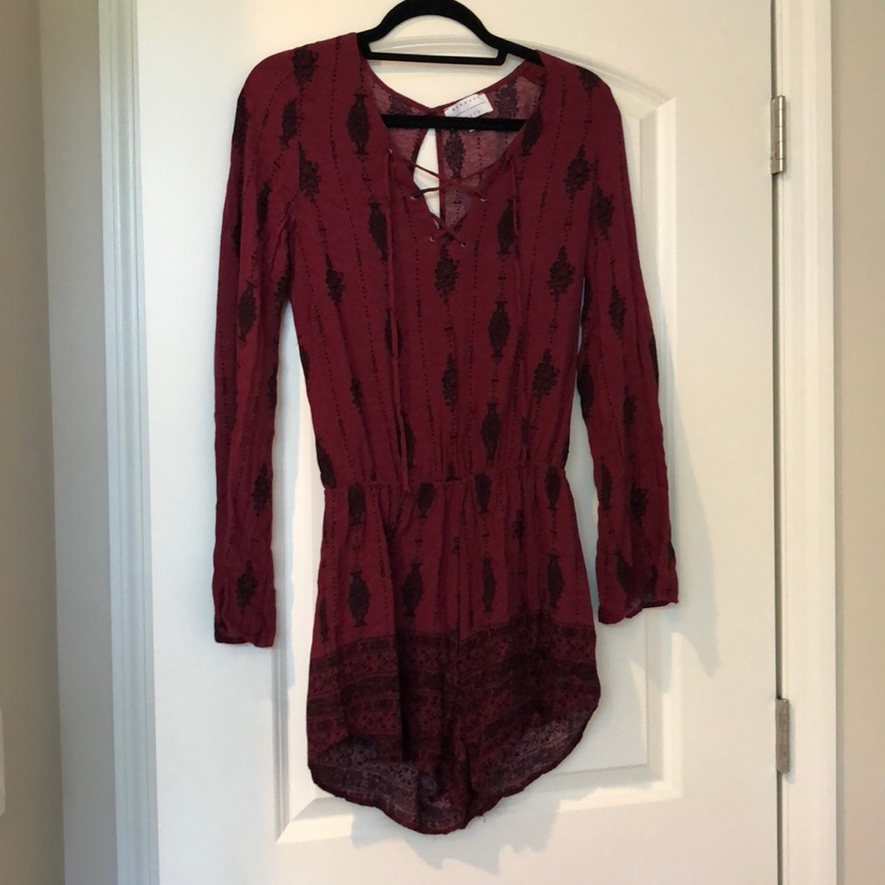 Long sleeved romper